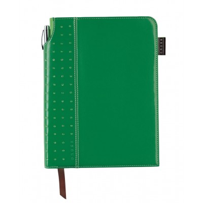 Записная книжка Cross Journal Signature A5, 250 страниц в линейку, ручка 3/4. Цвет - зеленый