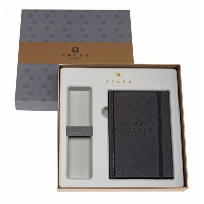 Набор Cross: Блокнот в подарочной коробке с местом под ручку