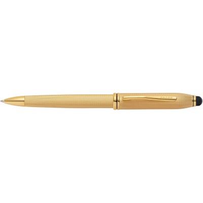 Шариковая ручка Cross Townsend Stylus со стилусом 8мм. Цвет - золотистый. Шариковая ручка Cross Townsend Stylus со стилусом 8мм. Цвет - золотистый.