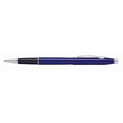Ручка-роллер Cross Classic Century Translucent Blue Lacquer, цвет ярко-синий