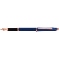 Перьевая ручка Cross Century II Translucent Cobalt Blue Lacquer, перо F