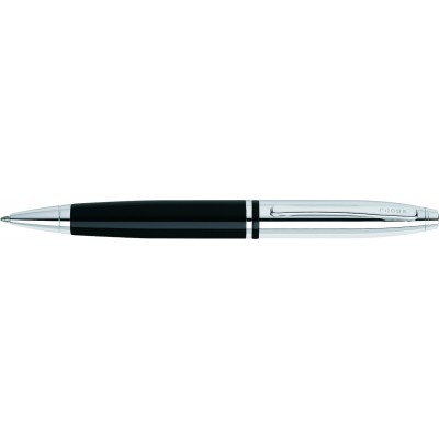 Шариковая ручка Cross Calais. Цвет - черный + серебристый.