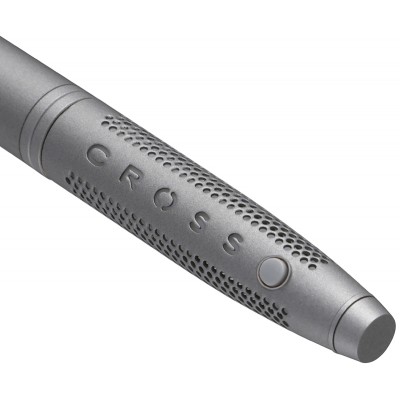 Шариковая ручка Cross Lumina Titanuim Grey Lacquer с LED подсветкой. Цвет - черный.