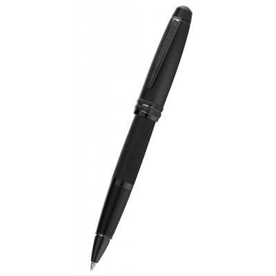 Ручка-роллер Cross Bailey Matte Black Lacquer. Цвет - черный.
