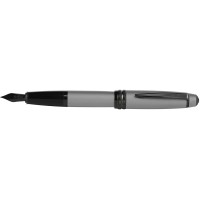 Перьевая ручка Cross Bailey Matte Grey Lacquer, перо F. Цвет - серый. Перьевая ручка Cross Bailey Matte Grey Lacquer, перо F. Цвет - серый.