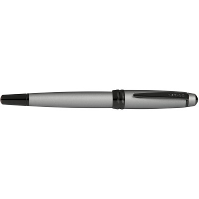Перьевая ручка Cross Bailey Matte Grey Lacquer, перо F. Цвет - серый.