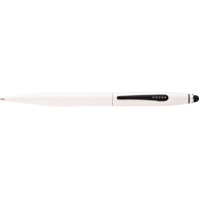 Шариковая ручка Cross Tech2 со стилусом 6мм. Цвет - белый.