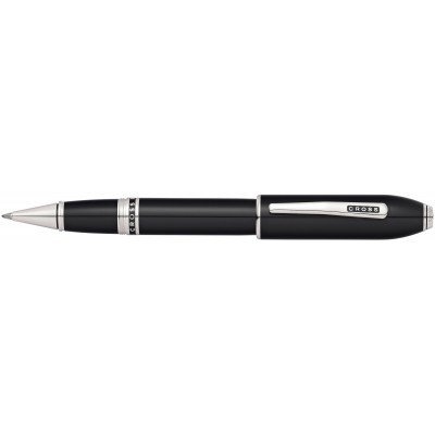 Ручка-роллер Selectip Cross Peerless 125. Цвет - черный/платина