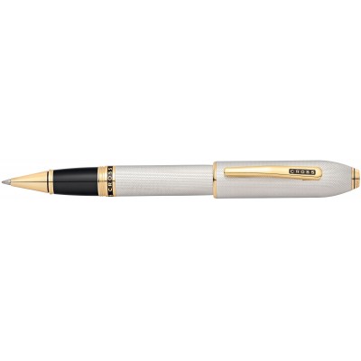Ручка-роллер Selectip  Cross Peerless 125. Цвет - платиновый/позолота