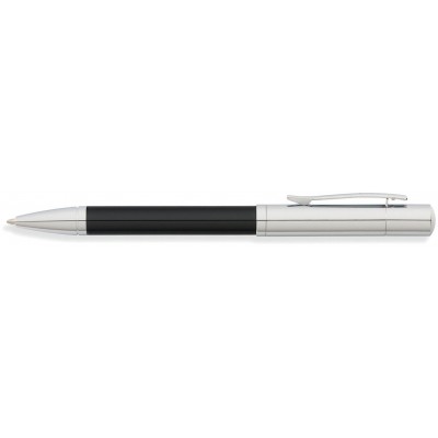 Шариковая ручка FranklinCovey Greenwich. Цвет - черный + хромовый.