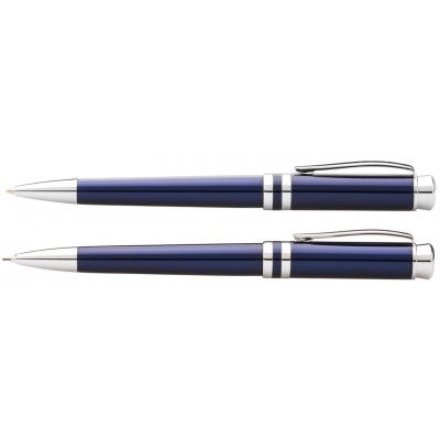 Набор FranklinCovey Freemont: шариковая ручка и карандаш 0.9мм Цвет - синий.