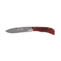 Нож складной Stinger, 104 мм (серебристый), рукоять: сталь/дерево (серебр.-корич.), коробка картон Нож складной Stinger, 104 мм (серебристый), рукоять: сталь/дерево (серебр.-корич.), коробка картон