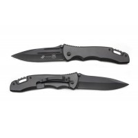 Нож складной Stinger, 133 мм, рукоять: нержавеющая сталь, с клипом, (серый), картонная коробка