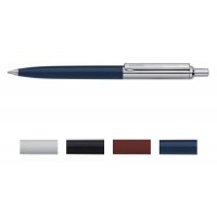 Шариковая ручка Hauser Half Metal, металл+пластик, в дисплее