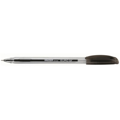 Гелевая ручка Hauser Euro Gel, пластик, цвет черный