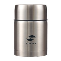 Термос ланч-бокс Stinger, 0,7 л, широкий, нержавеющая сталь, серебристый, 10,8 x 10,8 x 15,9 см Термос ланч-бокс Stinger, 0,7 л, широкий, нержавеющая сталь, серебристый, 10,8 x 10,8 x 15,9 см