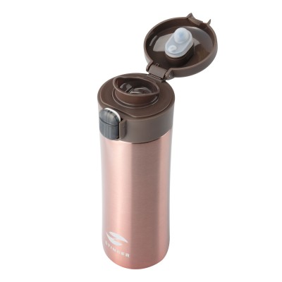Термокружка Stinger, 0,35 л, сталь/пластик, розовое золото глянцевый, 8,4 x 7 x 21,2 см