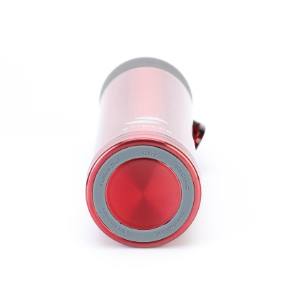 Термокружка Stinger, 0,42 л, сталь/пластик, красный матовый, 7,5 х 6,9 х 22,2 см