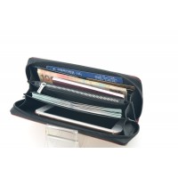 Кошелек Pierre Cardin с рower bank, черный, 20,5 х 11,0 х 3,0 см