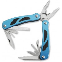 Мультитул Stinger, сталь/алюм./пластик (серебр.-сине-черн.), 9 инструм., нейлон. чехол, короб.картон Мультитул Stinger, сталь/алюм./пластик (серебр.-сине-черн.), 9 инструм., нейлон. чехол, короб.картон
