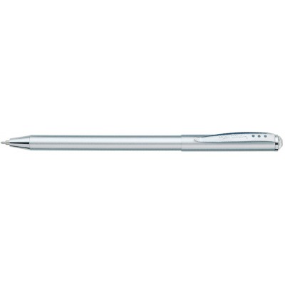 Ручка шариковая Pierre Cardin ACTUEL. Цвет - серебристый металлик. Упаковка Р-1