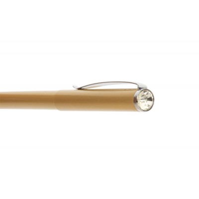 Ручка шариковая Pierre Cardin ACTUEL. Цвет - бежевый металлик. Упаковка Р-1