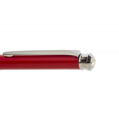 Ручка шариковая Pierre Cardin CRYSTAL,  цвет - красный. Упаковка Р-1.