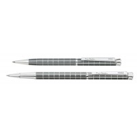 Набор Pierre Cardin PEN&PEN: ручка шариковая + роллер. Цвет - серый. Упаковка Е.
