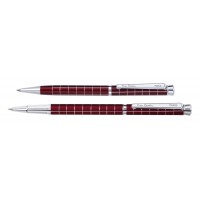 Набор Pierre Cardin PEN&PEN: ручка шариковая + роллер. Цвет - т.красный. Упаковка Е. Набор Pierre Cardin PEN&PEN: ручка шариковая + роллер. Цвет - т.красный. Упаковка Е.