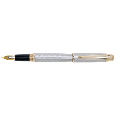 Перьевая ручка Pierre Cardin,De Style, корпус и колпачок - латунь с гравировкой, покрытие металл