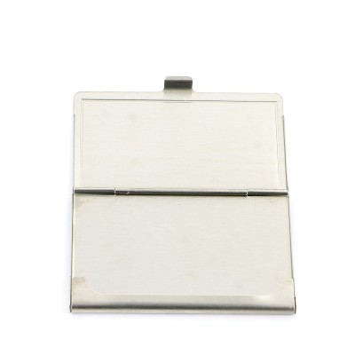 Визитница Pierre Cardin. Корпус- металл, иск.кожа. Размер 9,3 х 6,0 х 0,8 см. Цвет - синий.