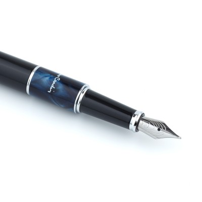 Ручка перьевая Pierre Cardin LIBRA, цвет - черный и синий. Упаковка В.