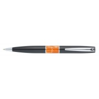 Ручка шариковая Pierre Cardin LIBRA, цвет - черный и оранжевый. Упаковка В