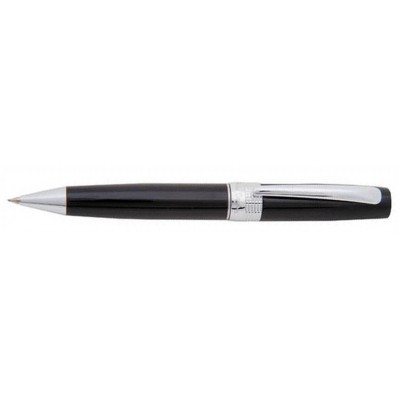 Шариковая ручка Pierre Cardin, MONARQUE, цвет - черный/серебристый
