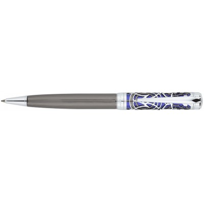 Ручка шариковая Pierre Cardin L'ESPRIT, цвет - пушечная сталь/синий. Упаковка L.