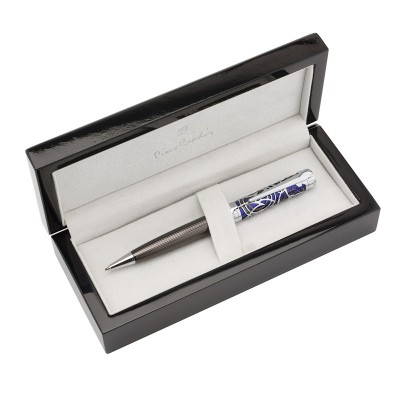 Ручка шариковая Pierre Cardin L'ESPRIT, цвет - пушечная сталь/синий. Упаковка L.