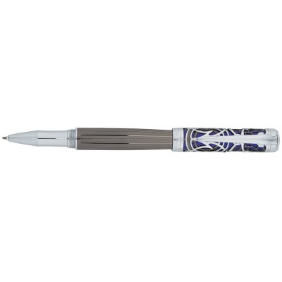 Ручка-роллер Pierre Cardin L'ESPRIT, цвет - пушечная сталь/синий. Упаковка L.