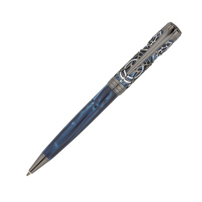 Ручка шариковая Pierre Cardin L`ESPRIT. Цвет - синий. Упаковка L