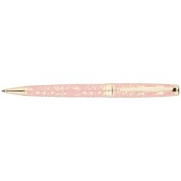 Ручка шариковая Pierre Cardin RENAISSANCE. Цвет - розовый и золотистый. Упаковка В-2.