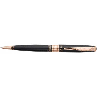 Ручка шариковая Pierre Cardin SECRET Business, цвет - черный с орнаментом. Упаковка B