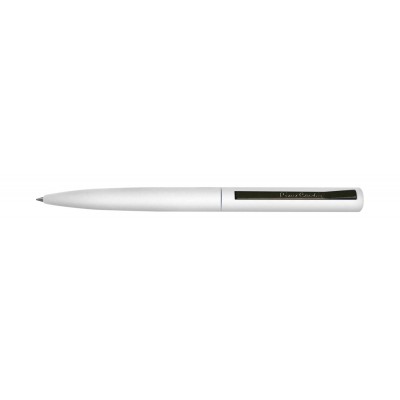 Ручка шариковая Pierre Cardin TECHNO. Цвет - белый матовый. Упаковка Е-3