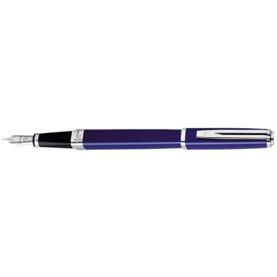 Перьевая ручка Waterman Exception Slim Blue Lacquer ST. Перо - золото 18К