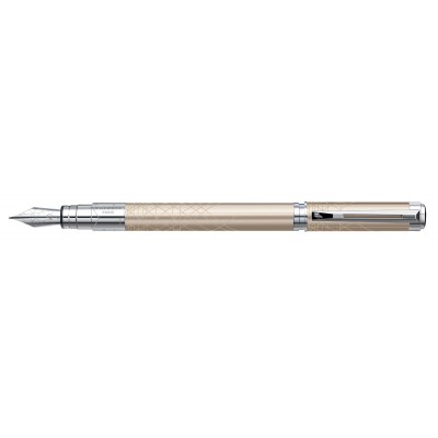 Перьевая ручка Waterman Perspective Champagne CT. Перо из нержавеющей стали