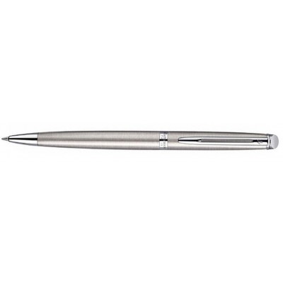 Шариковая ручка Waterman Hemisphere Essential Stainless Steel CT. Корпус и колпачок - сталь