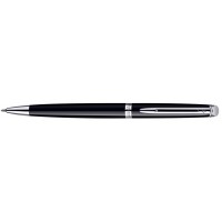 Шариковая ручка Waterman Hemisphere Essential Black CT. Корпус и колпачок - лаковые