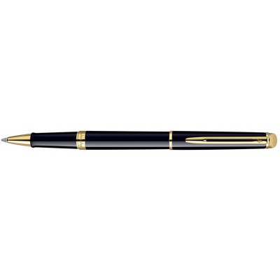 Роллерная ручка Waterman Hemisphere Essential Black GT. Корпус и колпачок - лаковые