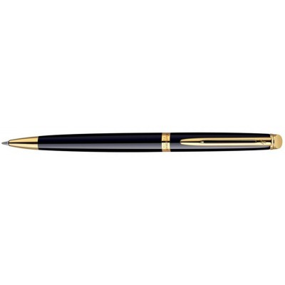 Шариковая ручка Waterman Hemisphere Essential Mars black GT. Корпус и колпачок - лаковые