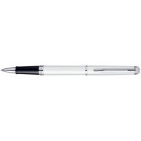 Роллерная ручка Waterman Hemisphere Essential White CT. Корпус и колпачок - лаковые