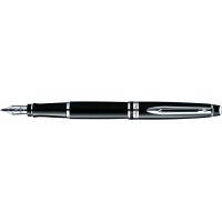 Перьевая ручка Waterman Expert Black CT. Перо -  нерж. сталь, детали дизайна: палладиевое покрытие