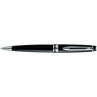 Роллерная ручка Waterman Expert Black CT. Корпус - лак, детали дизайна с палладиевым покрытием Роллерная ручка Waterman Expert Black CT. Корпус - лак, детали дизайна с палладиевым покрытием